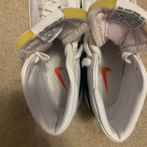 Nike Women's White and Black High-Top Sneakers - Picture 3 of 4